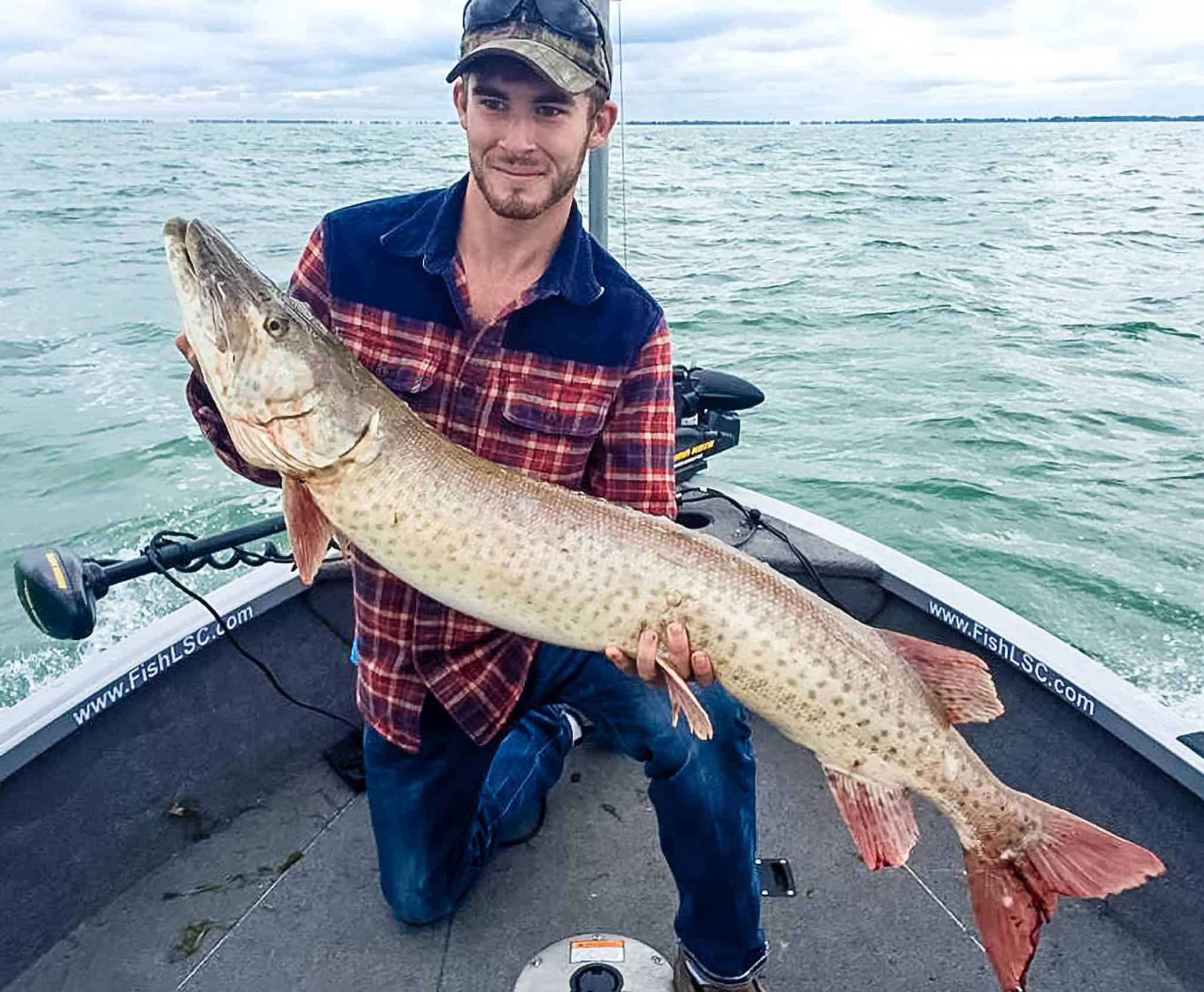 Lake St. Clair is great for battles with monster muskies