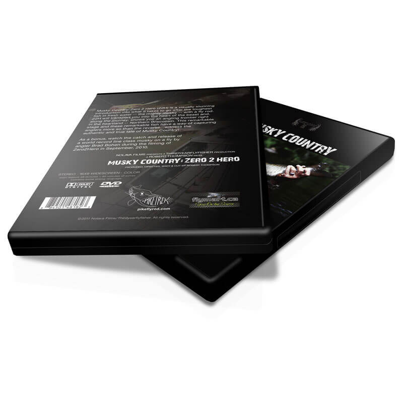 Musky Country: Zero 2 Hero (Z2H) DVD (laying down) - MuskyChasers.com