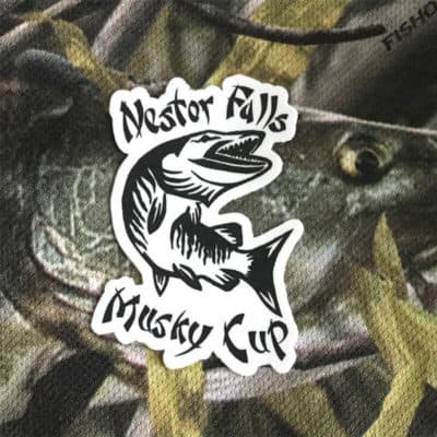 Nestor Falls Musky Cup Vinyl Sticker - MuskyChasers.com